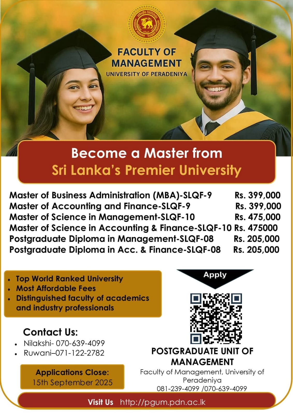 Postgraduate Programmes